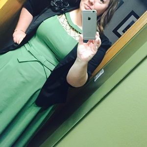 Tatyana stretch, full skirt dress